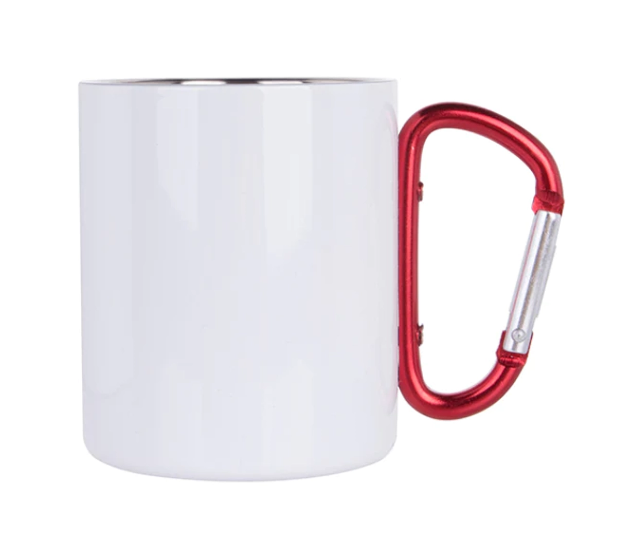 Metal - RED HANDLE - White Steel - 300ml